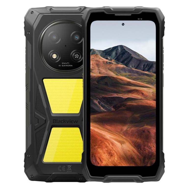 Blackview Rock 2 Pro (NFC - 6.67" - 256 Go, 8 Go RAM - 15000mAh) Noir (256 GB, Noir, 6.67") (BLACKVIEW-ROCK2PRO-BLK)