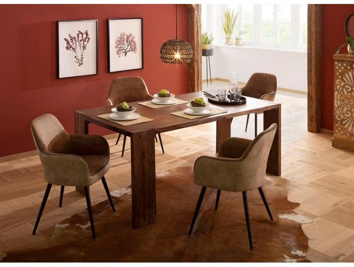 Esstisch GOODPRODUCT Marbella , braun, B:180cm H:75cm T:90cm, Tische, Esstisch, aus massivem Akazienholz