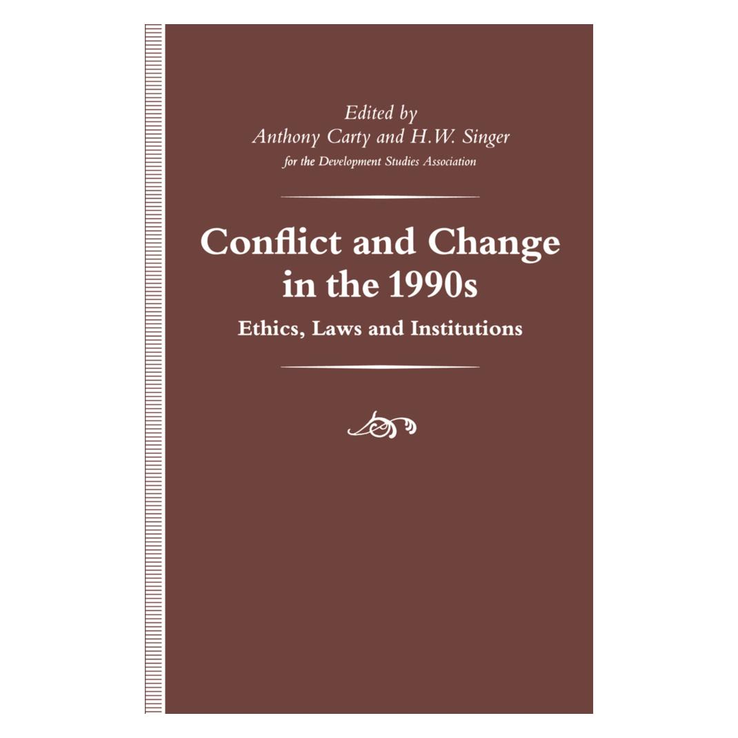 Springer Conflict and Change in the 1990s (Englisch, Anthony Carty, H. W. Singer) (55817850)