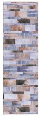 SAFAVIEH Faux Hide Machine Washable Slip Resistant Gesualda Rustic Abstract Rug