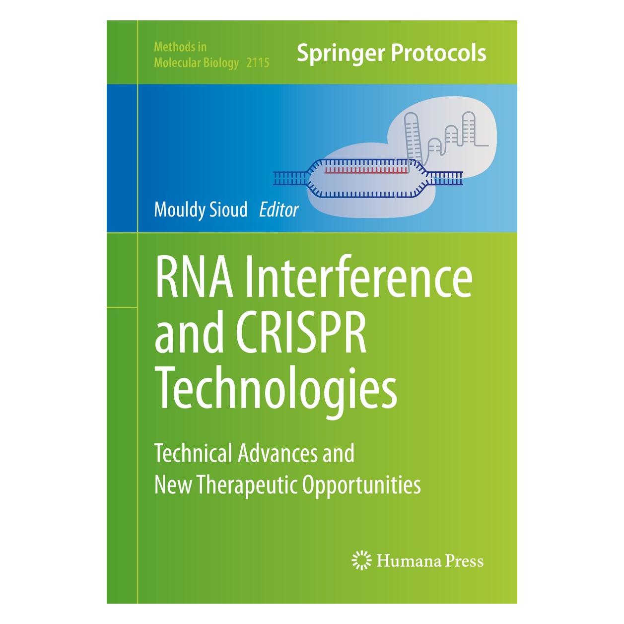 Springer RNA Interference and CRISPR Technologie (Englisch, Mouldy Sioud, 2020) (9781071602898)