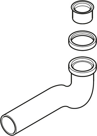 Villeroy und Boch Villeroy & Boch siphon 92087200 avec rallonge