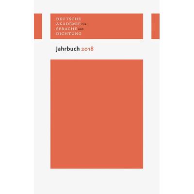 Jahrbuch 2018, Taschenbuch von , Wallstein Verlag, 978-3-8353-3689-6