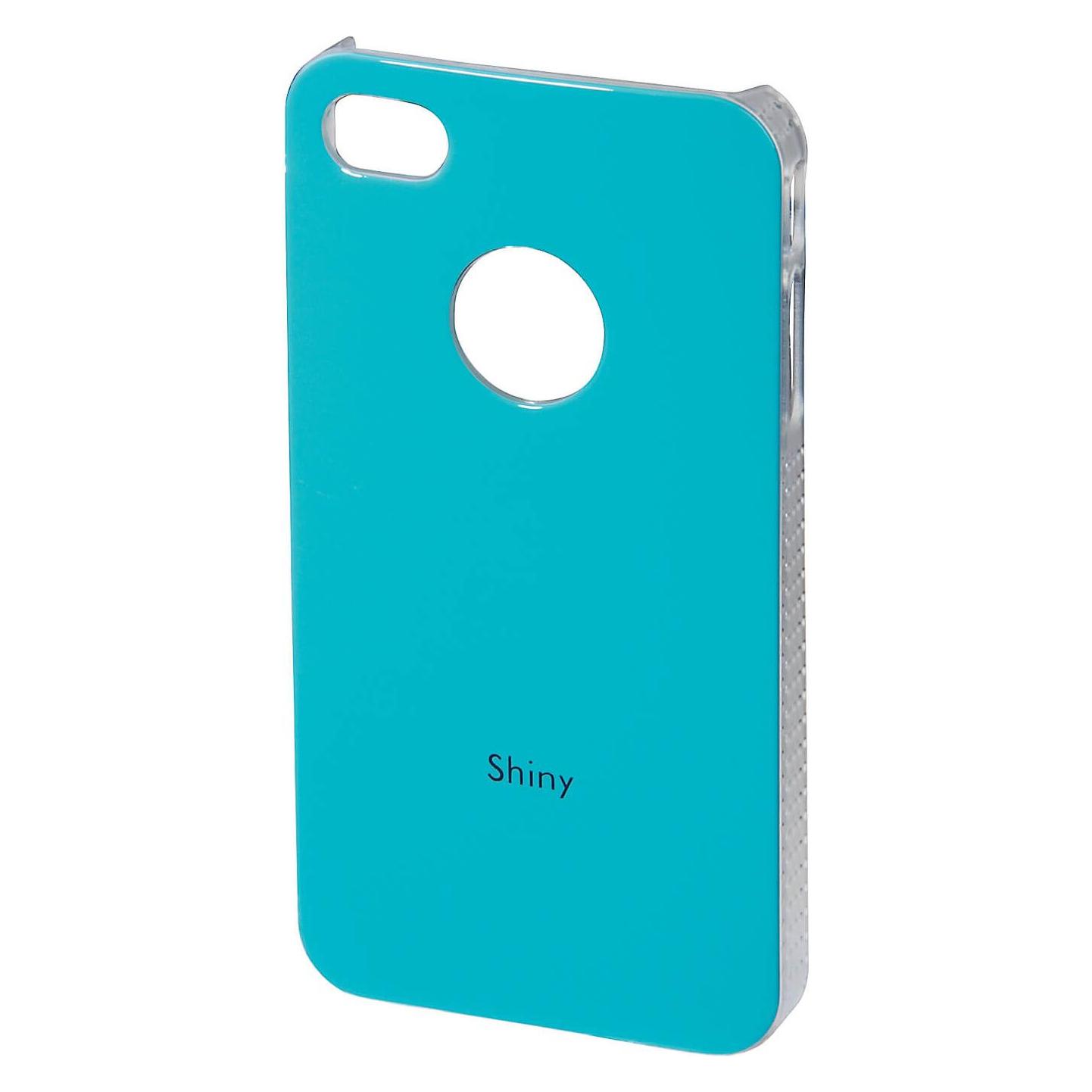 Hama Shiny, Cover, Apple, Apple iPhone 4/4S, Turquoise (Apple iPhone 4) (115363)