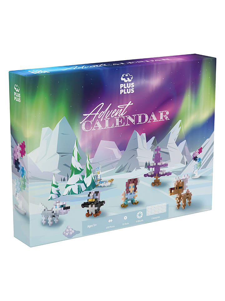 PLUS PLUS Adventskalender "Plus-Plus Nordlichter" - ab 5 Jahren - onesize