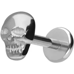 Titan Labret mit Push Fit TOTENKOPF