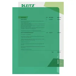 LEITZ Sichthüllen DIN A4 grün