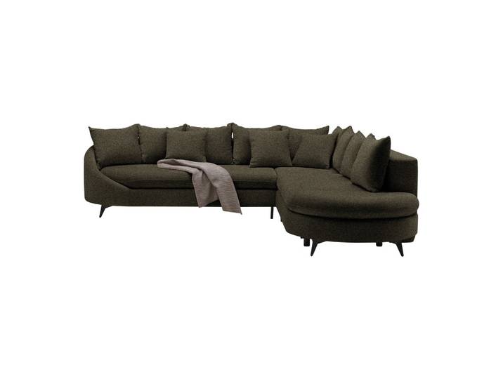 Ecksofa Dunkelgrün