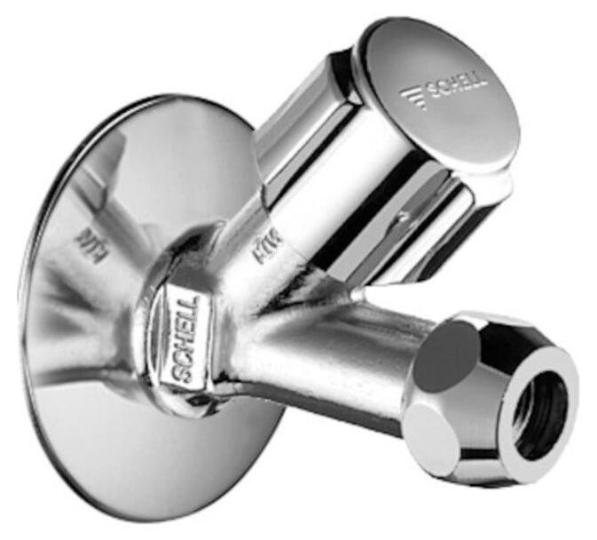 Schell Comfort hellend zitventiel met buitenste schroefdraad