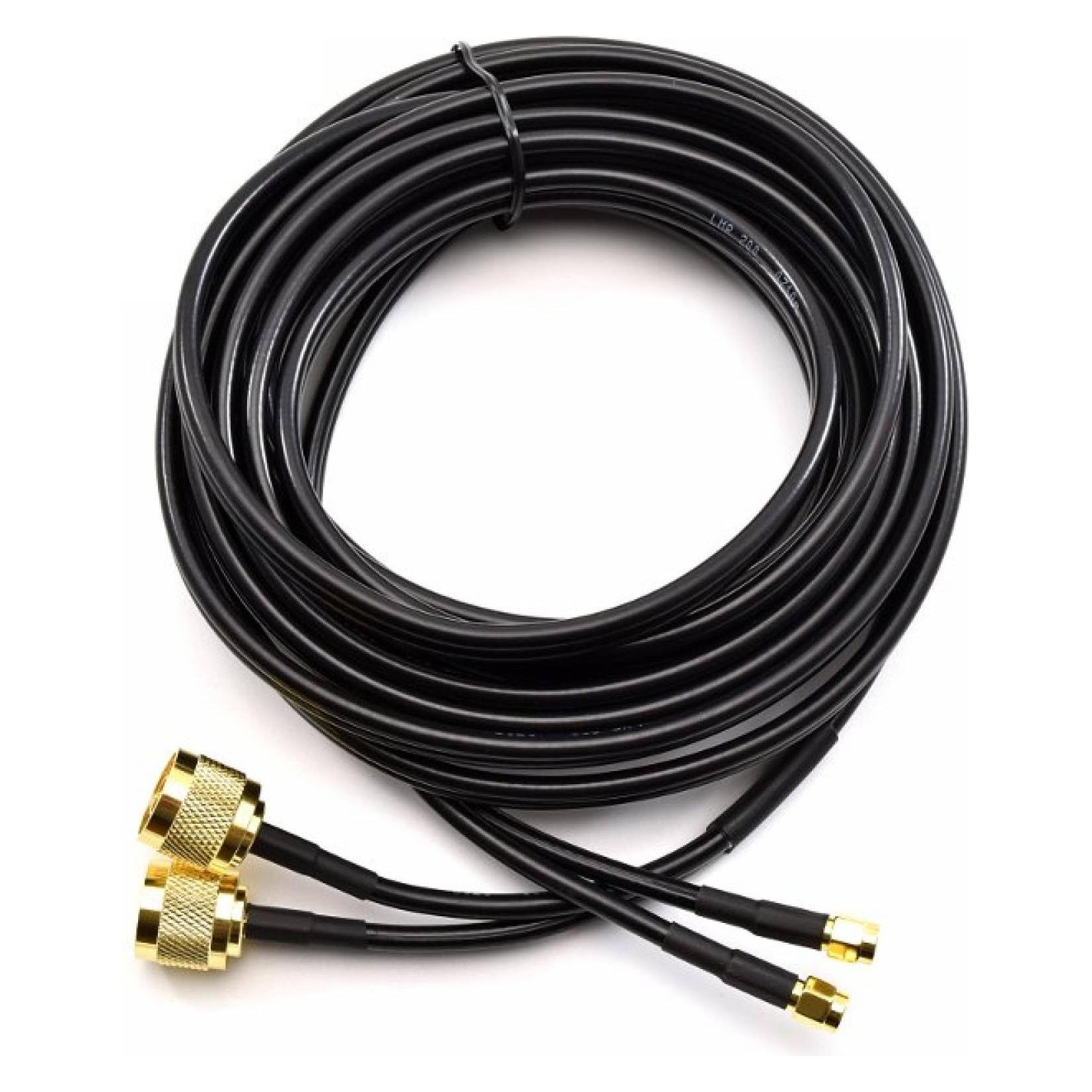 OEM Coaxial Cable N Male / SMA Male Duplex Gold CC-NM-SM-10-D-G (Antennenkabel) (CC-NM-SM-10-D-G)