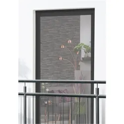 Insektenschutz-Fensterbausatz flächenbündig "COMPACT XL" 130x220 cm in Braun