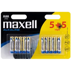 Maxell 10 Alkaline LR03 1,5V Batterien