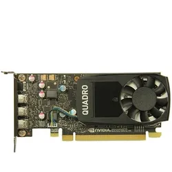 Dell Quadro P400 (2 GB, GDDR5), Grafikkarte, Schwarz