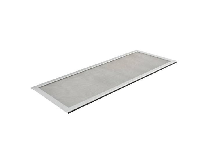 Lichtschachtabdeckung nach Maß, 20x20 cm, Aluminiumprofil mit