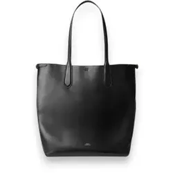 Polo Ralph Lauren für Damen. 428962757002 Längliche Bellport Tote-Tasche aus schwarzem Leder (OSFA), Lässig