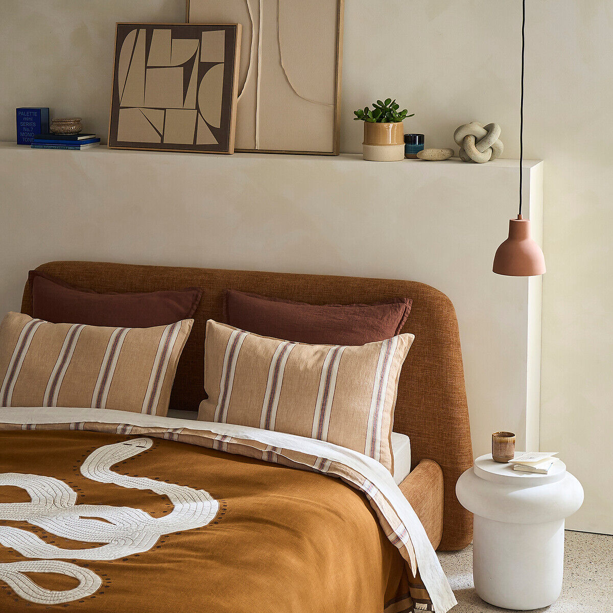 LA REDOUTE INTERIEURS Suspension en béton terracotta Ø16 cm, Arida
