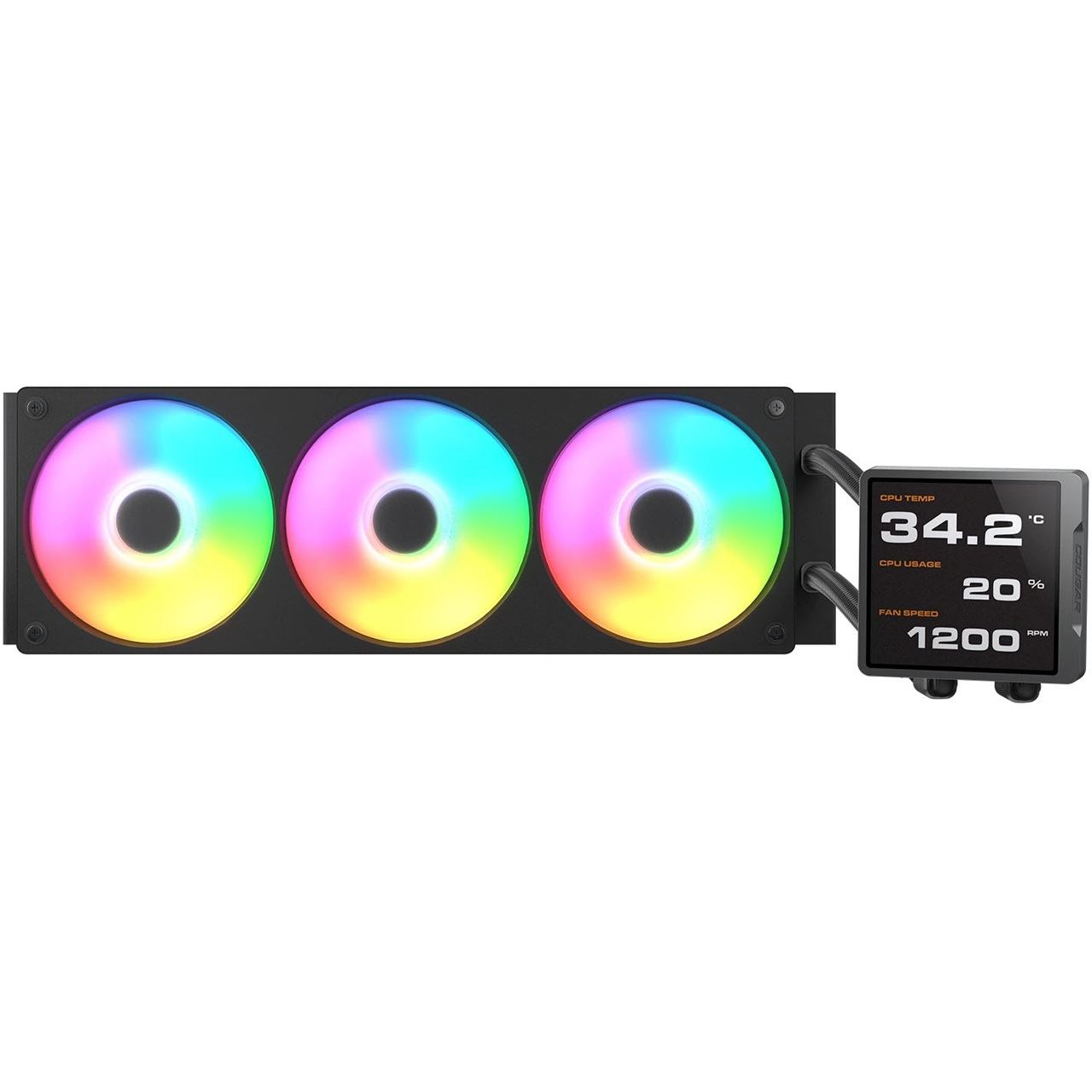 Cougar Poseidon Vistek Pro ARGB 360 schwarz All-in-One