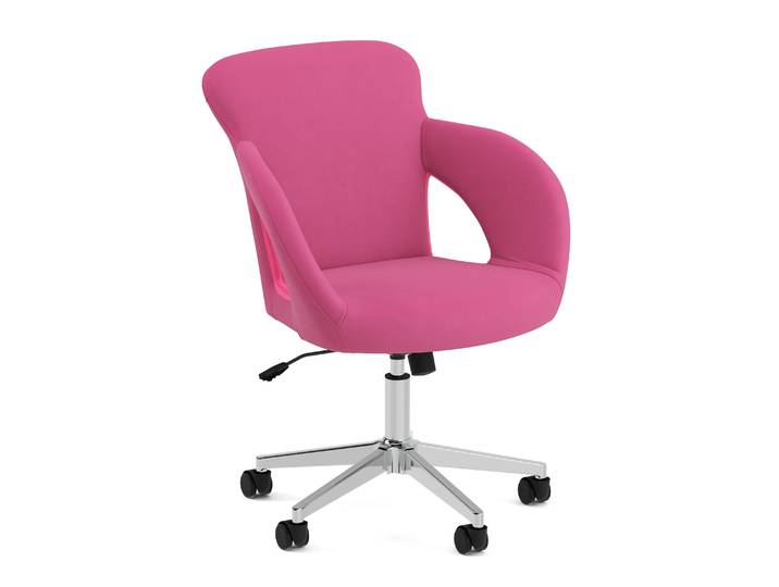 Bürostuhl Leder STELLAN pink