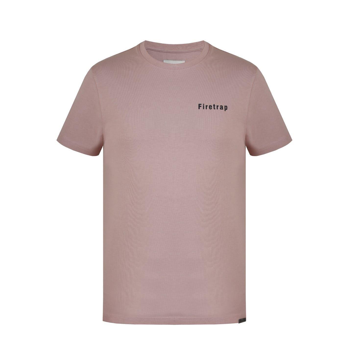 Firetrap - T-Shirt für Herren, Baumwolle (Graurosa)