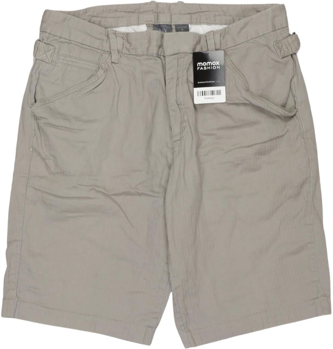 AX Armani Exchange Herren Shorts, Grau, Gr. W32, Baumwolle - Second Hand