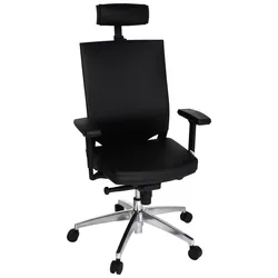 Drehstuhl Porto Max High Schwarz ca. 59x117x49cm