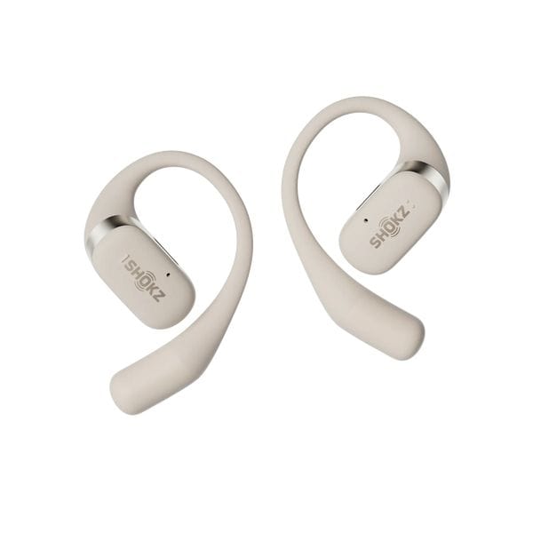 SHOKZ OpenFit Bluetooth Kopfhörer kabellos 7 h Laufzeit IP54 (Weiß) T910BG