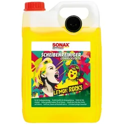 Auto Scheibenreiniger SONAX Lemon Rocks 5 L gebrauchsfertiger Reiniger für die Scheibenwaschanlage