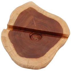 Lrg Gamal Wood Phone Holder - Natural