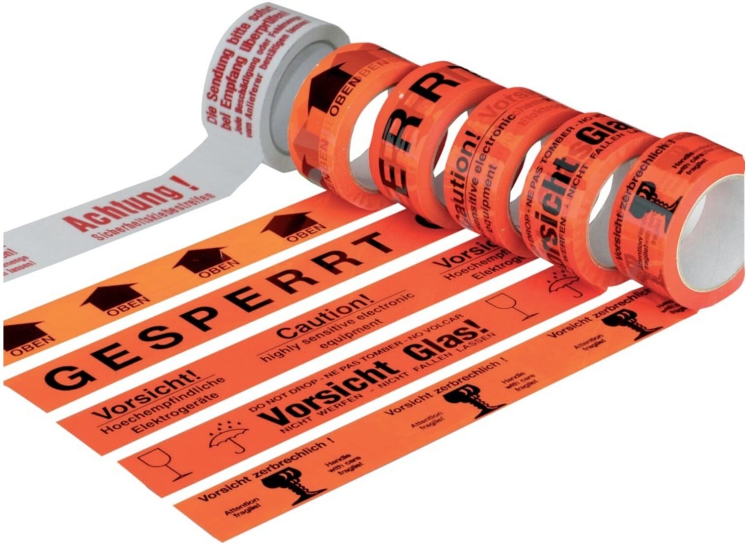 Warn-Klebeband 50mmx66m -Gesperrt- ; Enviro Pack (0216084)