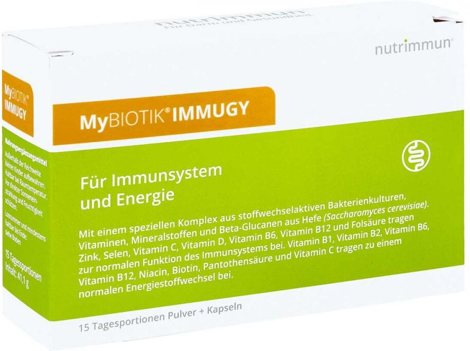 Mybiotik Immugy Kombipackung 15x2 g+30 Kapseln