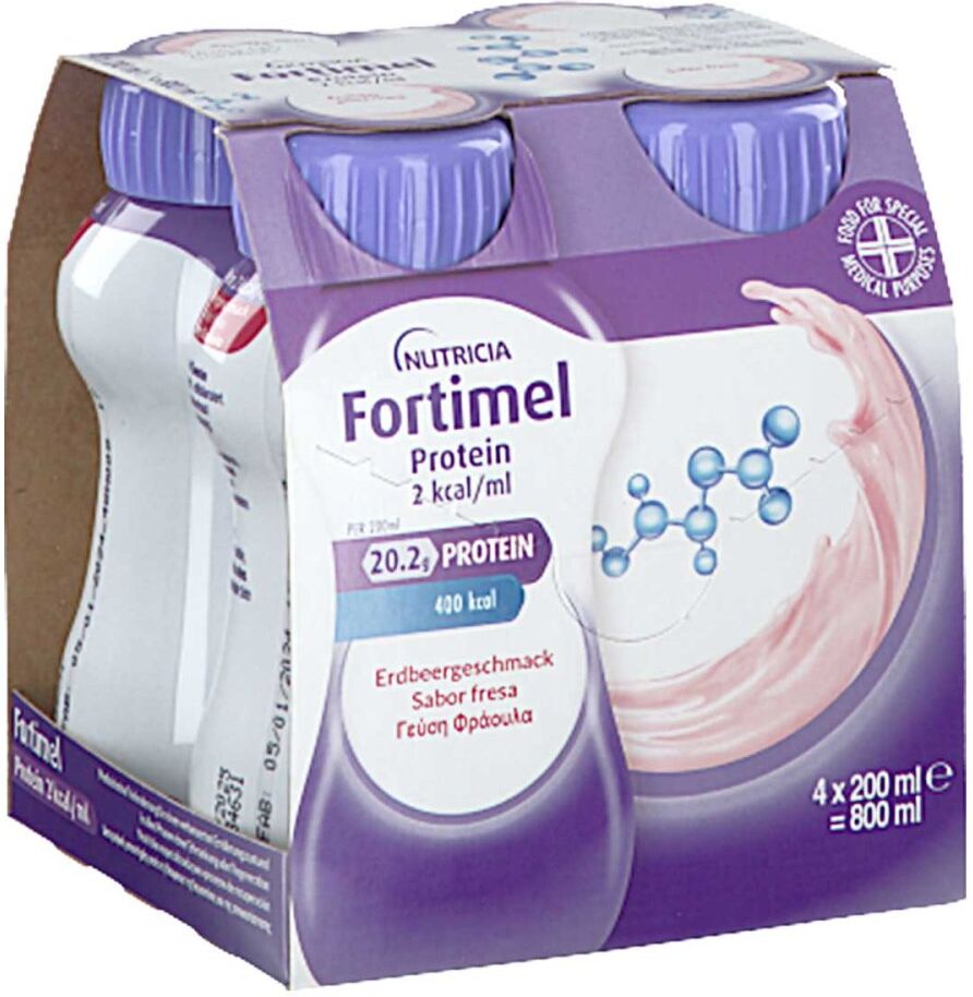 Fortimel Protein 2 Kcal Erdbeergeschm.trinknahrung