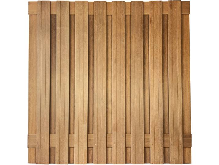 Schutting hardhout tuinscherm 180x180cm (19pl.)