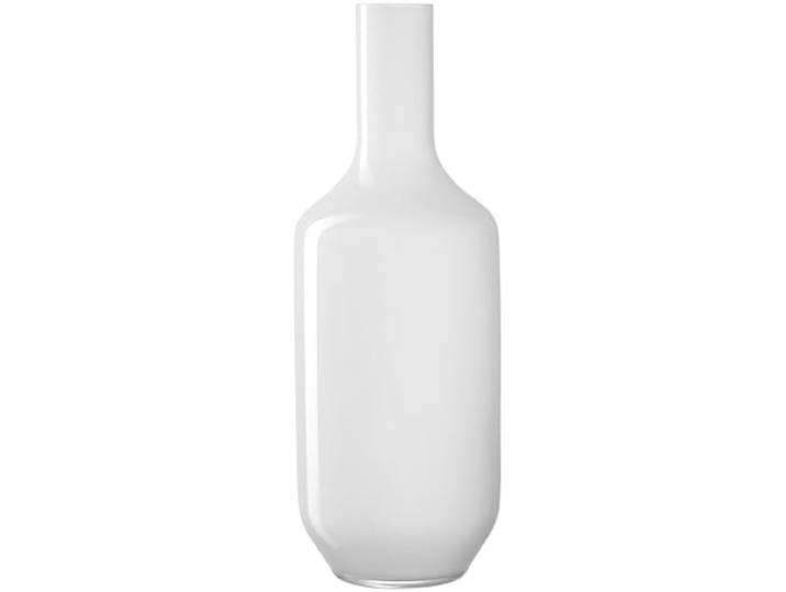 Leonardo Milano 041580 Vase décoratif fait à la main Vase à fleurs moderne en blanc Belle décoration d'intérieur Hauteur 64 cm