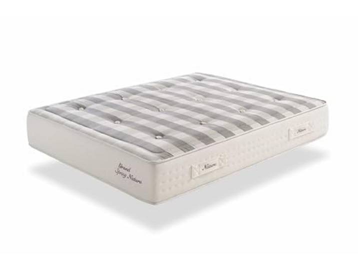 Moonia Grand Spring Nature Matratze 30 cm Dicke Natürliche Materialien: Wolle, Jacquard aus 100% Baumwolle 1600 Taschenfedern Pressure Care System: Multi-Zonen-Erholung 135X190