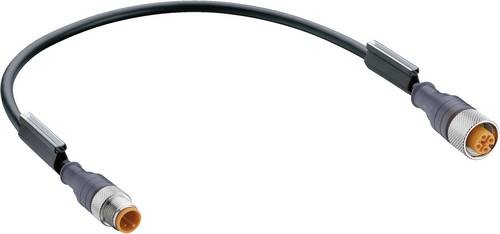 Lumberg Automation RST 4-RKT 4-225/2M-1 Sensor-/Aktor-Steckverbinder, konfektioniert M12 Stecker, gerade, Buchse, gerade 2.00m