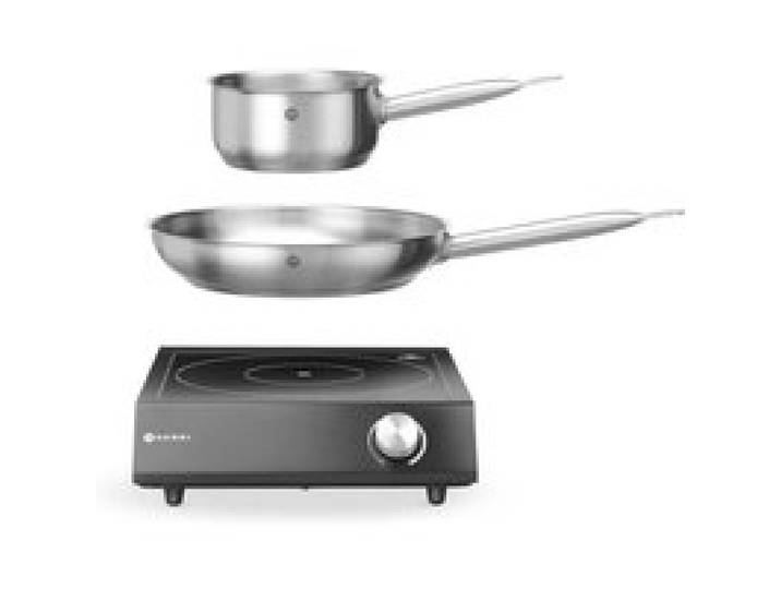 Plaque de Cuisson à Induction 3500W + Casserole + Poêle - Hendi