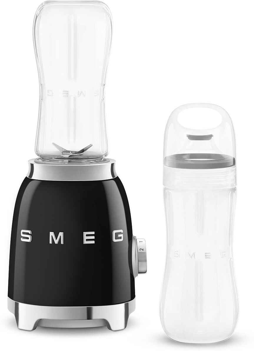 SMEG Batidora de vaso PBF01CREU con estética 50'Style y acabado brillante. Negro