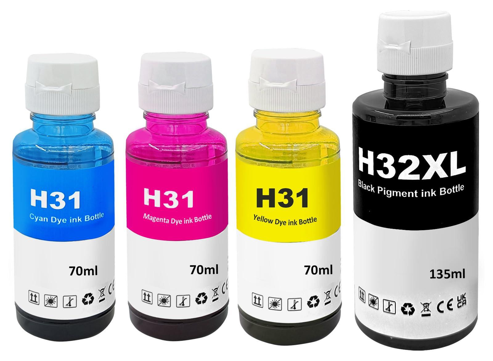LAIPENG 31 32XL inktpatroon compatibel met HP 315, 455, 515, 655 en 790 printers