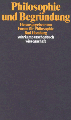Philosophie und Begründung. - Preis vom 09.10.2026 07:28:09 h