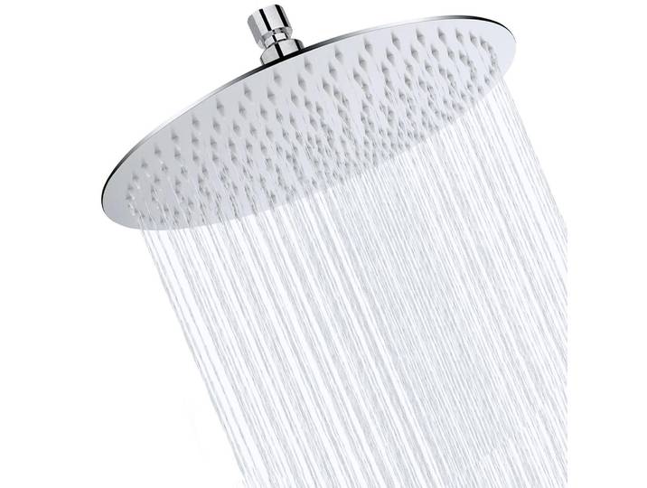 Regendusche 8 Zoll Ø20cm Edelstahl Rund Selbstreinigend Chrom Modern