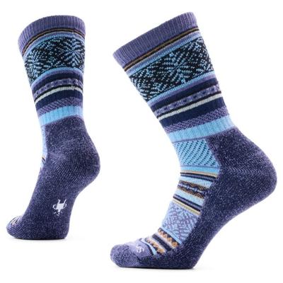 Smartwool - Women's Everyday Cozy Fair Isle Sweater Crew Socks - Multifunktionssocken 38-41 | EU 38-41 blau