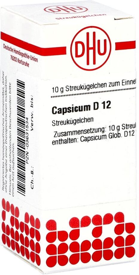 DHU Capsicum D12 Globuli 10g