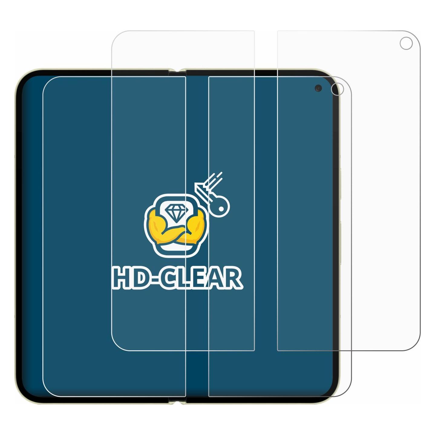 Brotect Schutzfolie für Google Pixel 10 Pro Fold (Inneres Display) Displayschutz Displayschutzfolie Folie (2 Stk., Google Pixel 10 Pro Fold) (1860273)