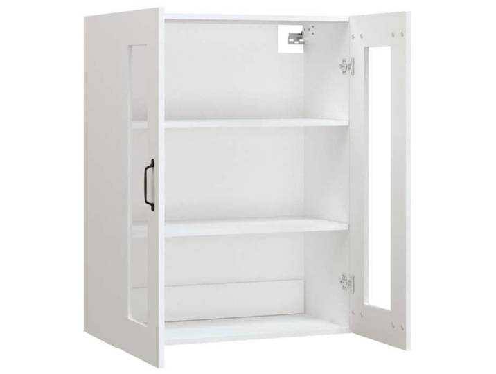 Maison Soldes Armoire mural Étagère flottante/Étagère de rangement Buffet cuisine -e suspendue Blanc 69 5x34x90cm Moderne30142
