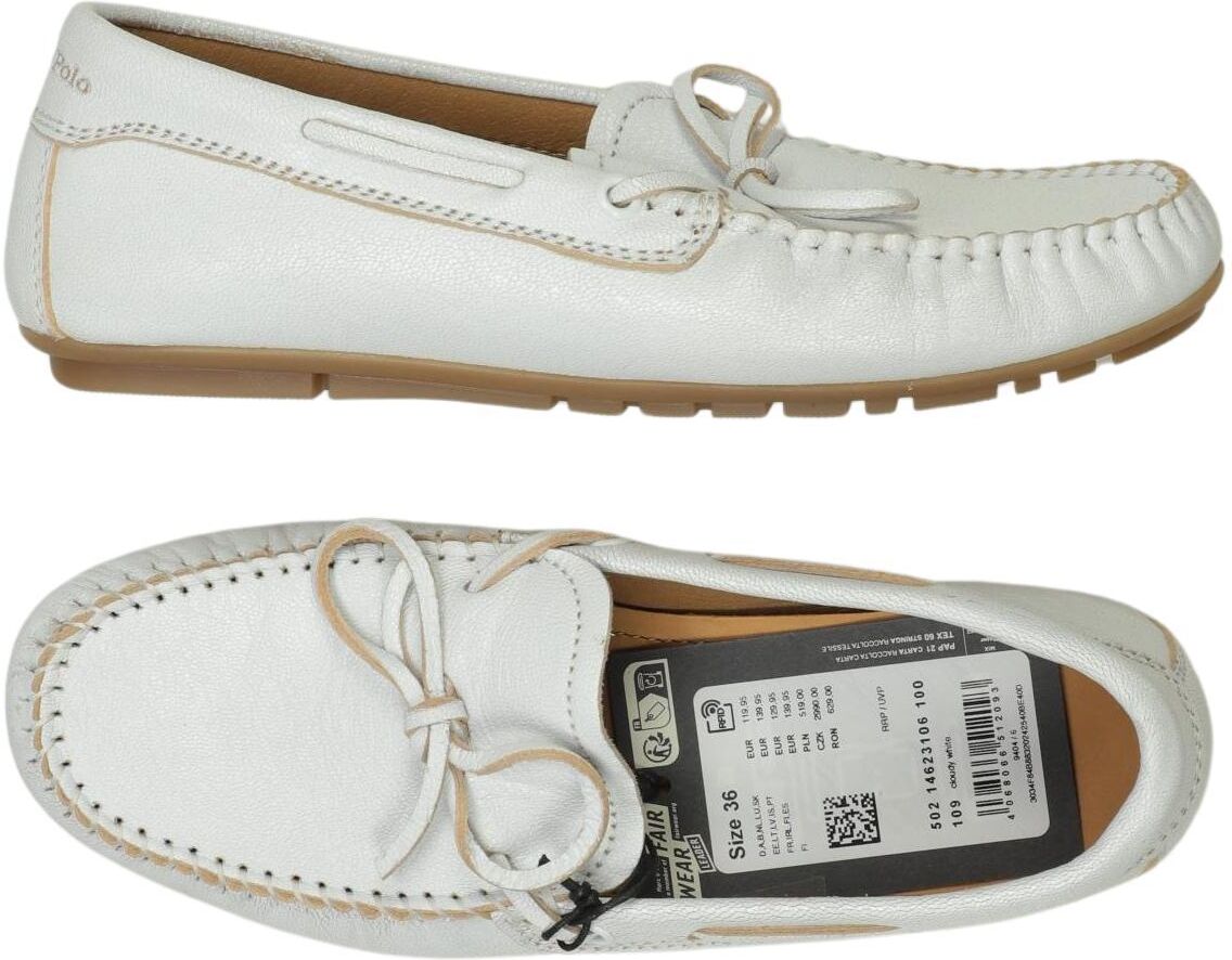 Marc O' Polo Halbschuh, Weiß, Gr. EU 36, Leder - Second Hand
