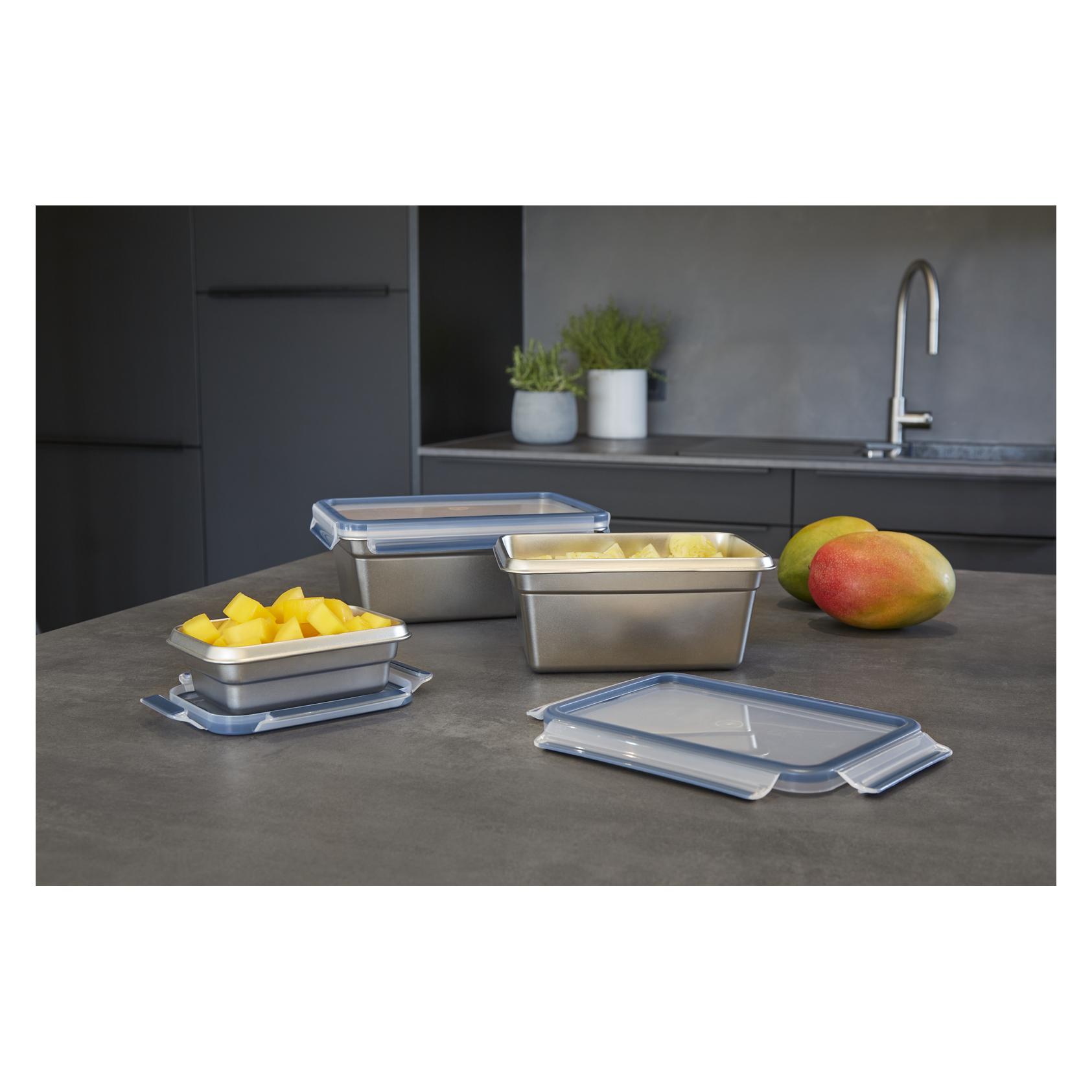 Tefal MasterSeal Food container Rectangle 2,0 l - Stainless Steel (2 l) (N1150610)