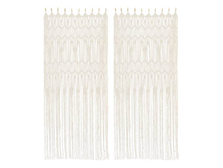 Lot de 2 rideaux de fenêtre 1x2m, rideau de séparation de pièce, rideau de porte, rideaux tissés vintage, décoration polyvalente pour couloirs et chambres