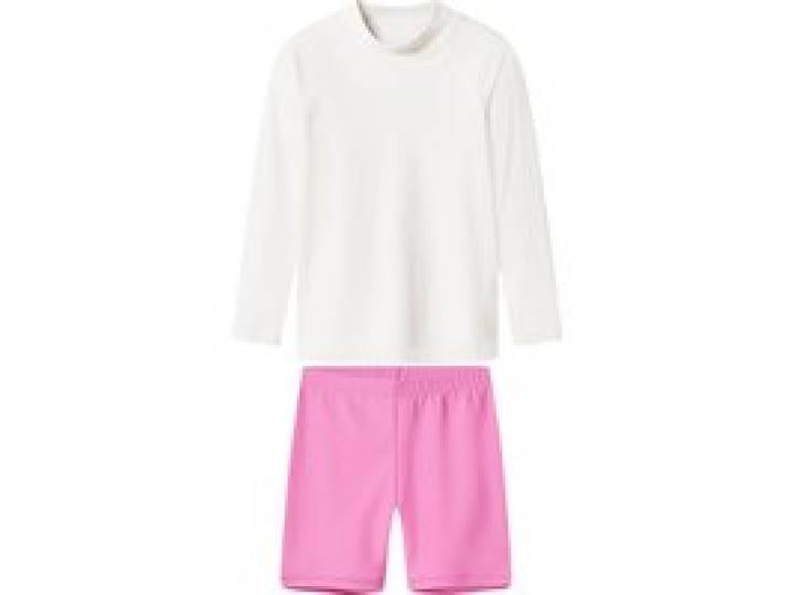 LUPILU® Ensemble de bain anti-UV enfant (rose, 6-8 ans)