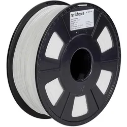 Renkforce Filament PLA (PLA, 1.75 mm, 1000 g), 3D Filament, Weiss