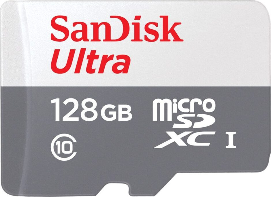 SanDisk Ultra microSDHC UHS-I geheugenkaart met adapter - 128 GB